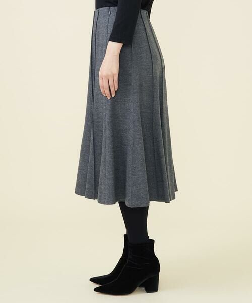 Sybilla / シビラ ロング・マキシ丈スカート | ピンタックラインウールスカート | 詳細3