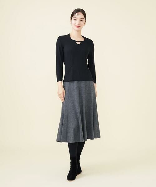 Sybilla / シビラ ロング・マキシ丈スカート | ピンタックラインウールスカート | 詳細9
