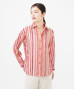 Sybilla / シビラ シャツ・ブラウス | リボンストライプシャツ