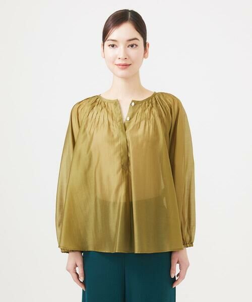 Sybilla / シビラ シャツ・ブラウス | シアーピンタックブラウス | 詳細1