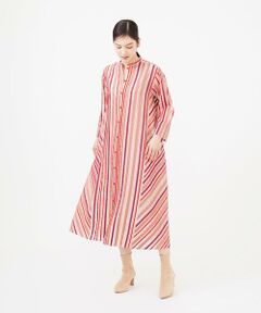 Sybilla / シビラ ロング・マキシ丈ワンピース | リボンストライプドレス