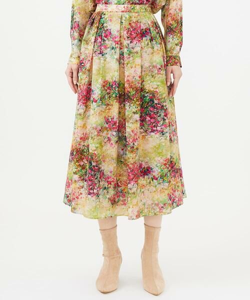 Sybilla / シビラ ロング・マキシ丈スカート | ワイルドローズプリントスカート | 詳細1