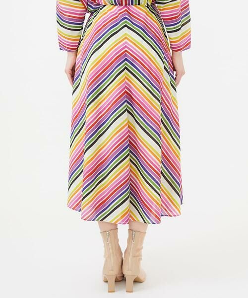 Sybilla / シビラ ロング・マキシ丈スカート | マルチカラーストライプスカート | 詳細3