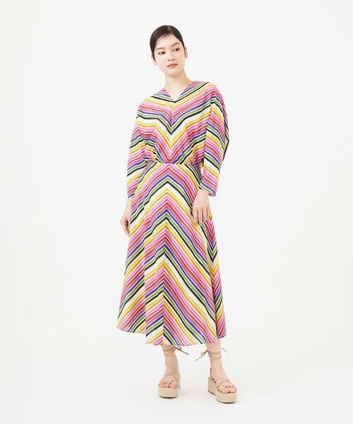 Sybilla / シビラ ロング・マキシ丈スカート | マルチカラーストライプスカート | 詳細9