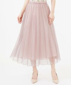 Sybilla / シビラ ロング・マキシ丈スカート | オーガンジープリーツスカート