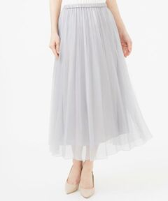 Sybilla / シビラ ロング・マキシ丈スカート | オーガンジープリーツスカート