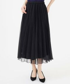 Sybilla / シビラ ロング・マキシ丈スカート | オーガンジープリーツスカート