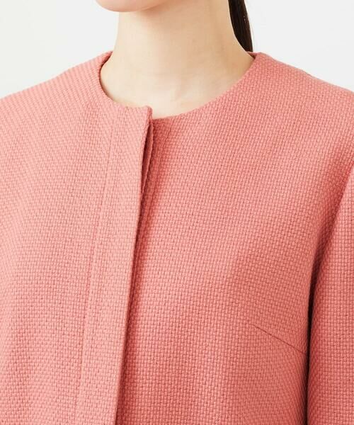 Sybilla / シビラ ノーカラージャケット | ピンクツイードノーカラージャケット | 詳細7