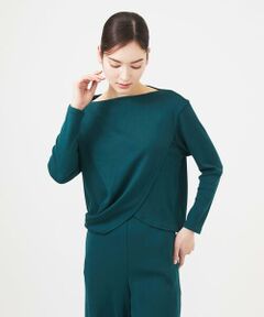 Sybilla / シビラ カットソー | オーガニックコットンドレープカットソー