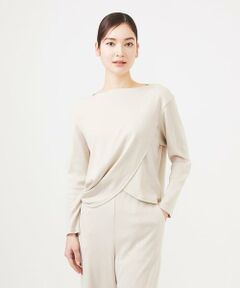 Sybilla / シビラ カットソー | オーガニックコットンドレープカットソー