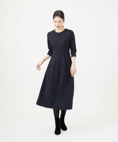 Sybilla / シビラ ドレス | 切り替えジョーゼットジャージードレス