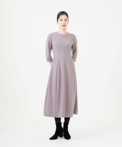 Sybilla / シビラ ドレス | 切り替えジョーゼットジャージードレス