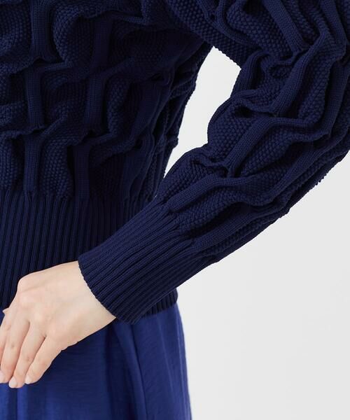 Sybilla / シビラ カーディガン・ボレロ | 変形ケーブルニットブルゾン | 詳細5