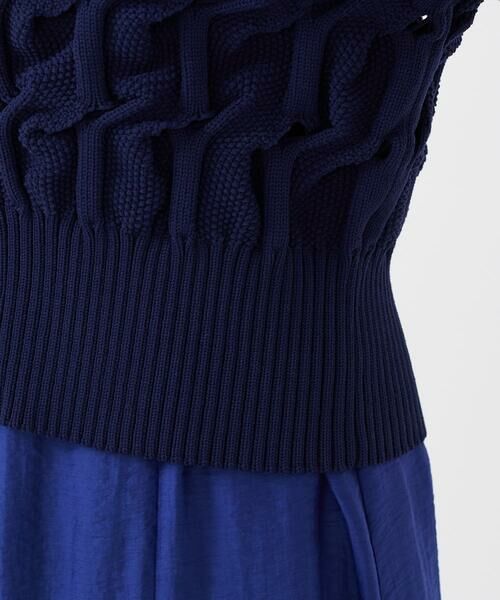 Sybilla / シビラ カーディガン・ボレロ | 変形ケーブルニットブルゾン | 詳細6