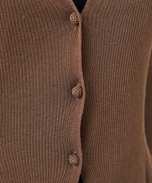 Sybilla / シビラ カーディガン・ボレロ | レギュラーヘムボタン付きカーディガン | 詳細7