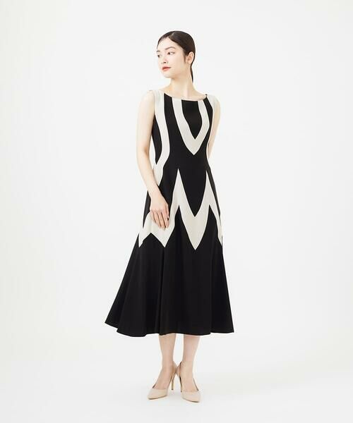 Sybilla / シビラ ドレス | アートバイカラードレス | 詳細1