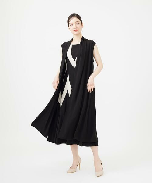 Sybilla / シビラ ドレス | アートバイカラードレス | 詳細10