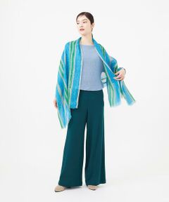 Sybilla / シビラ マフラー・ショール・スヌード・ストール | ストライプリネンストール