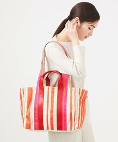 Sybilla / シビラ トートバッグ | リボンストライプトートバッグ