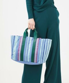 Sybilla / シビラ トートバッグ | リボンストライプトートバッグ