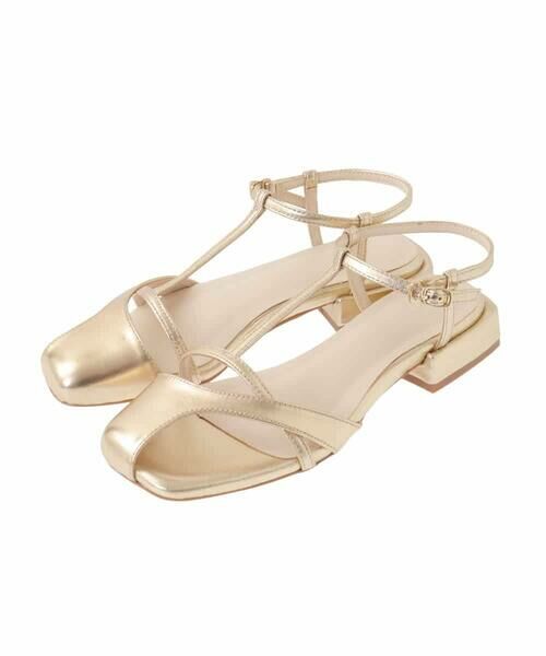 Sybilla / シビラ サンダル | ゴールドストラップサンダル | 詳細1