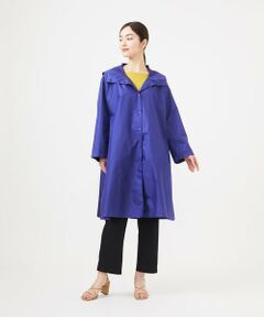 新品タグ付き Sybilla シビラ モノトーンジオメトリックコート セール】 スタンドカラーウールロングコート （その他アウター