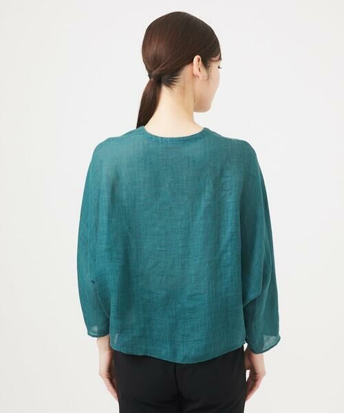 Sybilla / シビラ シャツ・ブラウス | ムラ染めリネンポケットブラウス | 詳細5