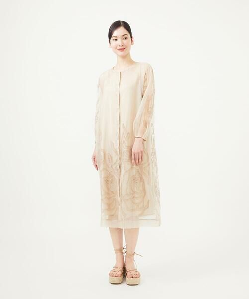 Sybilla / シビラ ドレス | シルクオーガンジーローズドレス | 詳細1