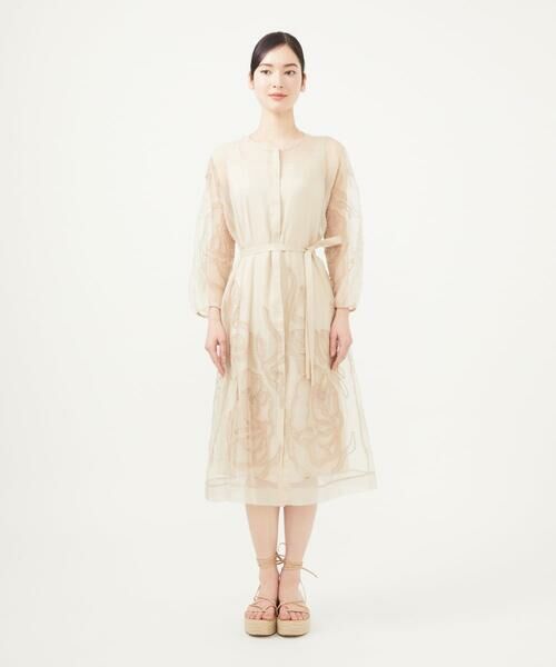 Sybilla / シビラ ドレス | シルクオーガンジーローズドレス | 詳細2