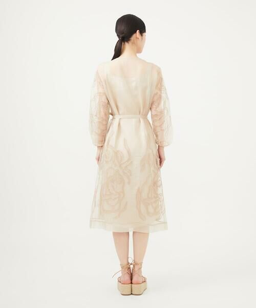 Sybilla / シビラ ドレス | シルクオーガンジーローズドレス | 詳細4