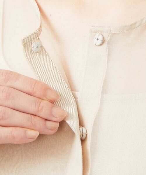 Sybilla / シビラ ドレス | シルクオーガンジーローズドレス | 詳細6