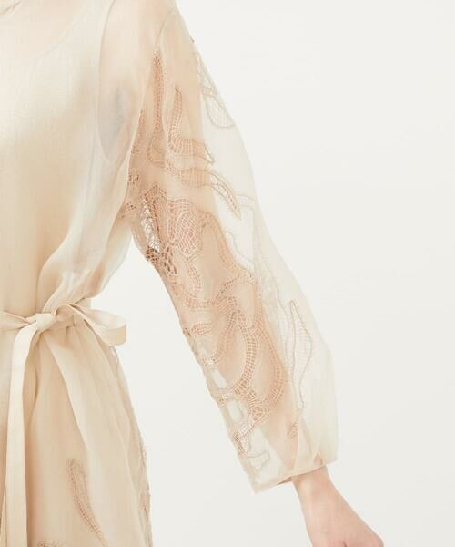 Sybilla / シビラ ドレス | シルクオーガンジーローズドレス | 詳細7