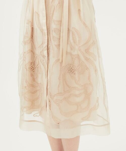 Sybilla / シビラ ドレス | シルクオーガンジーローズドレス | 詳細9