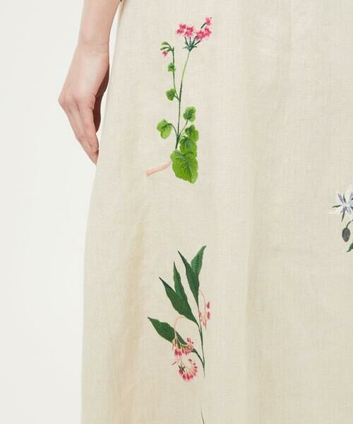 Sybilla / シビラ ドレス | 先染めリネン刺繍ドレス | 詳細11