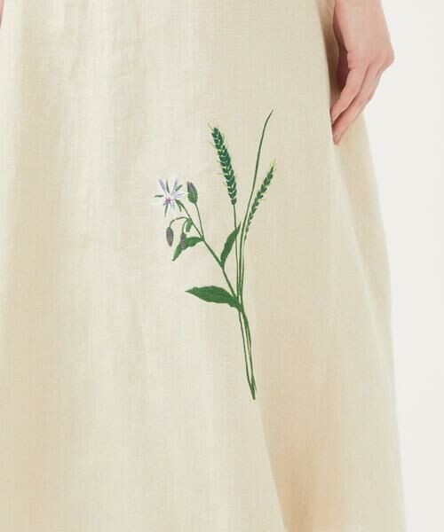 Sybilla / シビラ ドレス | 先染めリネン刺繍ドレス | 詳細12