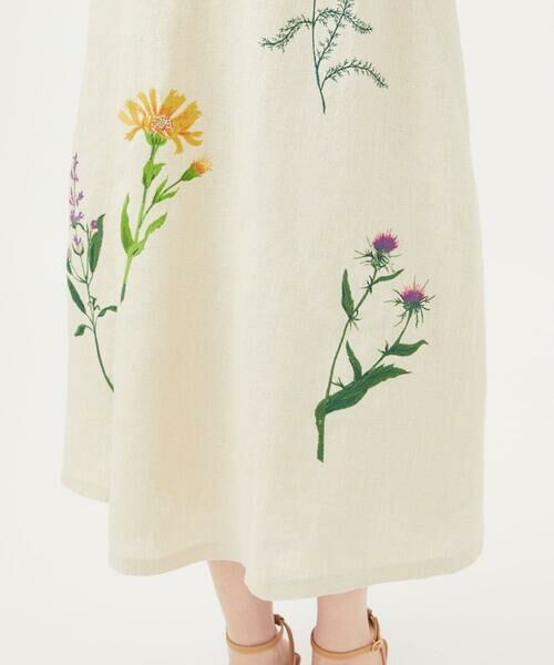 Sybilla / シビラ ドレス | 先染めリネン刺繍ドレス | 詳細8