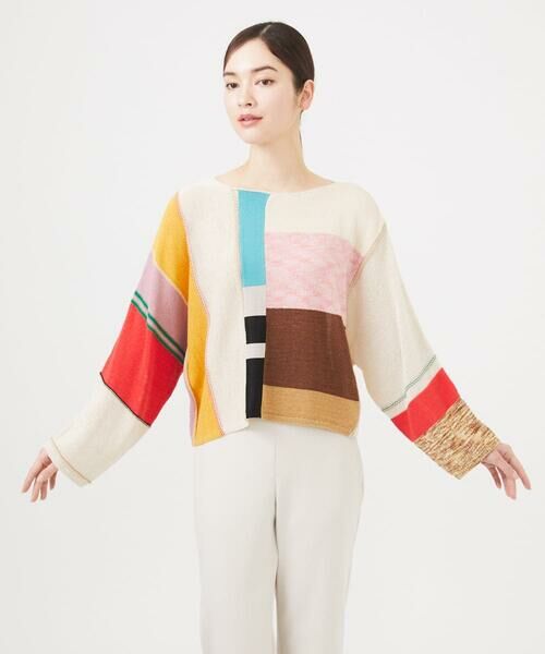 Sybilla / シビラ ニット・セーター | パッチワークニットプルオーバー | 詳細2
