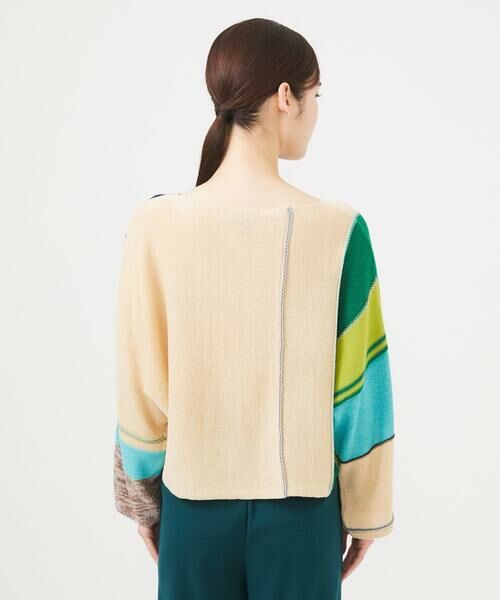 Sybilla / シビラ ニット・セーター | パッチワークニットプルオーバー | 詳細11