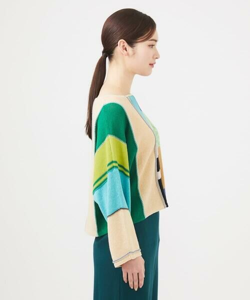 Sybilla / シビラ ニット・セーター | パッチワークニットプルオーバー | 詳細12
