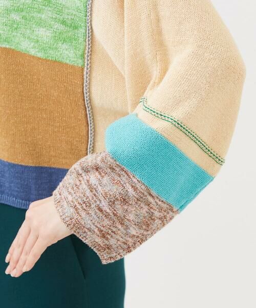 Sybilla / シビラ ニット・セーター | パッチワークニットプルオーバー | 詳細14
