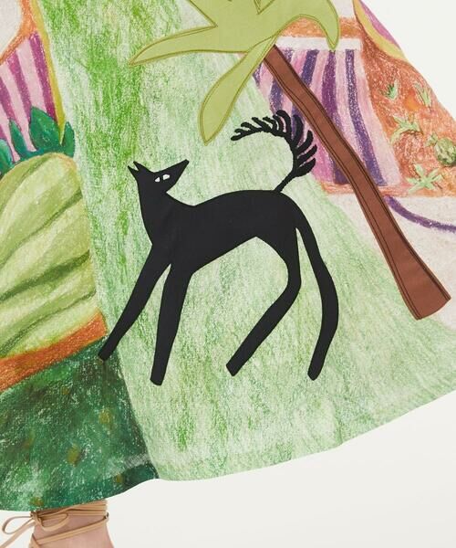 Sybilla / シビラ ロング・マキシ丈スカート | パステルランドスケープスカート | 詳細10