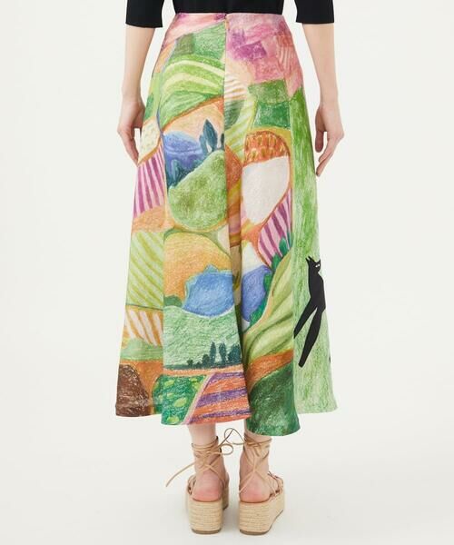 Sybilla / シビラ ロング・マキシ丈スカート | パステルランドスケープスカート | 詳細3