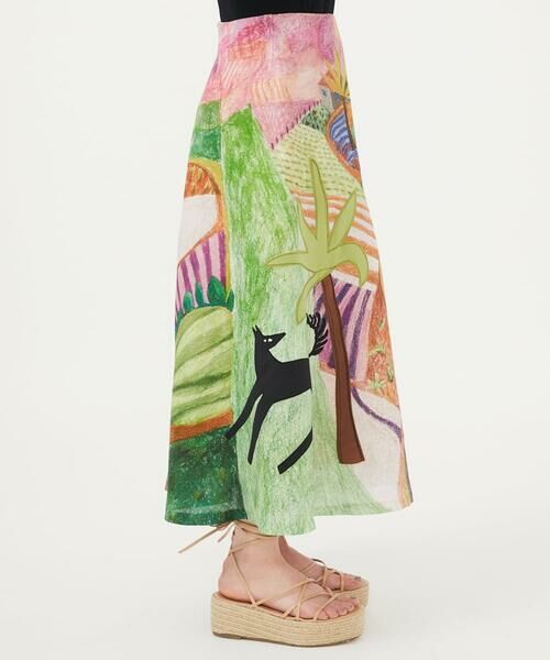 Sybilla / シビラ ロング・マキシ丈スカート | パステルランドスケープスカート | 詳細4