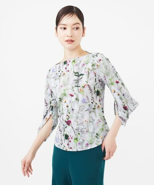 Sybilla / シビラ カットソー | フォトフラワープリントカットソー | 詳細4