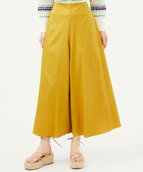 Sybilla / シビラ その他パンツ | コットンサテンフレアパンツ | 詳細1