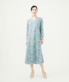 Sybilla / シビラ ロング・マキシ丈ワンピース | アニス刺繍ジャージードレス