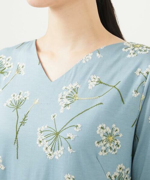 Sybilla / シビラ ロング・マキシ丈ワンピース | アニス刺繍ジャージードレス | 詳細5