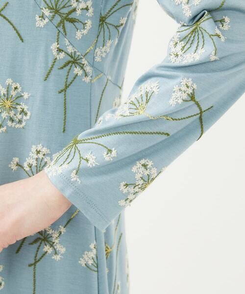 Sybilla / シビラ ロング・マキシ丈ワンピース | アニス刺繍ジャージードレス | 詳細7