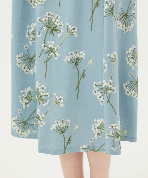 Sybilla / シビラ ロング・マキシ丈ワンピース | アニス刺繍ジャージードレス | 詳細8