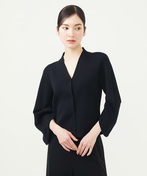Sybilla / シビラ カーディガン・ボレロ | フォルムスリーブニットジャケット | 詳細4